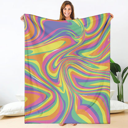 Pastel Rave Print Blanket