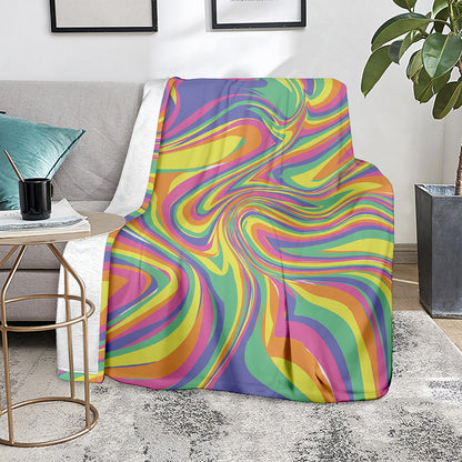 Pastel Rave Print Blanket