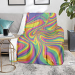 Pastel Rave Print Blanket
