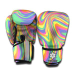 Pastel Rave Print Boxing Gloves