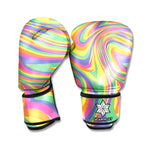 Pastel Rave Print Boxing Gloves