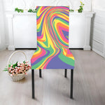 Pastel Rave Print Dining Chair Slipcover