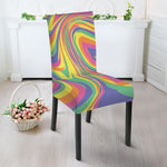 Pastel Rave Print Dining Chair Slipcover