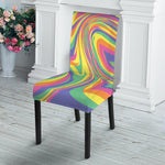 Pastel Rave Print Dining Chair Slipcover