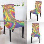 Pastel Rave Print Dining Chair Slipcover