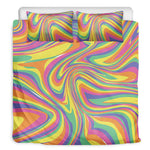 Pastel Rave Print Duvet Cover Bedding Set
