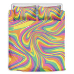 Pastel Rave Print Duvet Cover Bedding Set