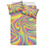 Pastel Rave Print Duvet Cover Bedding Set