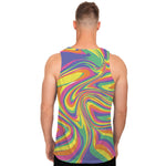 Pastel Rave Print Men's Tank Top