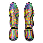 Pastel Rave Print Muay Thai Shin Guard