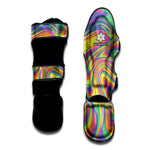 Pastel Rave Print Muay Thai Shin Guard