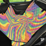 Pastel Rave Print Pet Car Back Seat Cover