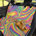 Pastel Rave Print Pet Car Back Seat Cover