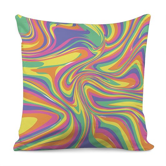 Pastel Rave Print Pillow Cover