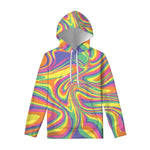 Pastel Rave Print Pullover Hoodie