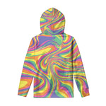 Pastel Rave Print Pullover Hoodie