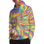 Pastel Rave Print Pullover Hoodie