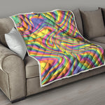 Pastel Rave Print Quilt