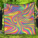 Pastel Rave Print Quilt
