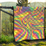 Pastel Rave Print Quilt