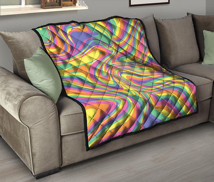 Pastel Rave Print Quilt