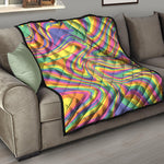 Pastel Rave Print Quilt