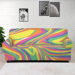 Pastel Rave Print Sofa Cover