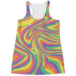 Pastel Rave Print Women's Racerback Tank Top