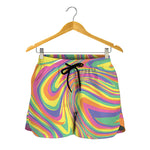 Pastel Rave Print Women's Shorts