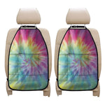 Pastel Spiral Tie Dye Print Car Seat Organizers