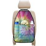 Pastel Spiral Tie Dye Print Car Seat Organizers