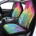 Pastel Spiral Tie Dye Print Universal Fit Car Seat Covers