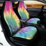 Pastel Spiral Tie Dye Print Universal Fit Car Seat Covers