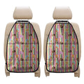 Pastel Striped Cupcake Pattern Print Car Seat Organizers