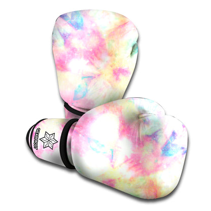 Pastel Tie Dye Print Boxing Gloves