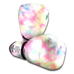 Pastel Tie Dye Print Boxing Gloves