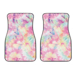 Pastel Tie Dye Print Front Car Floor Mats