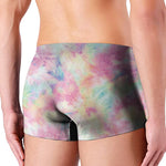 Pastel Tie Dye Print Men's Boxer Briefs