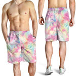 Pastel Tie Dye Print Men's Shorts