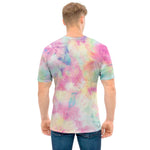 Pastel Tie Dye Print Men's T-Shirt