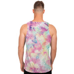 Pastel Tie Dye Print Men's Tank Top