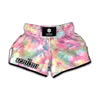 Pastel Tie Dye Print Muay Thai Boxing Shorts