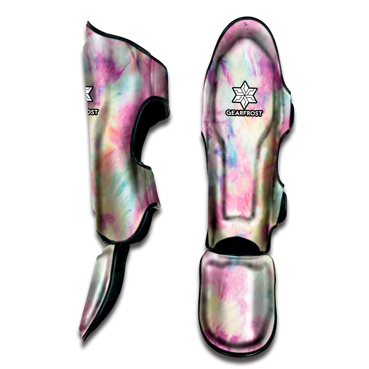 Pastel Tie Dye Print Muay Thai Shin Guard