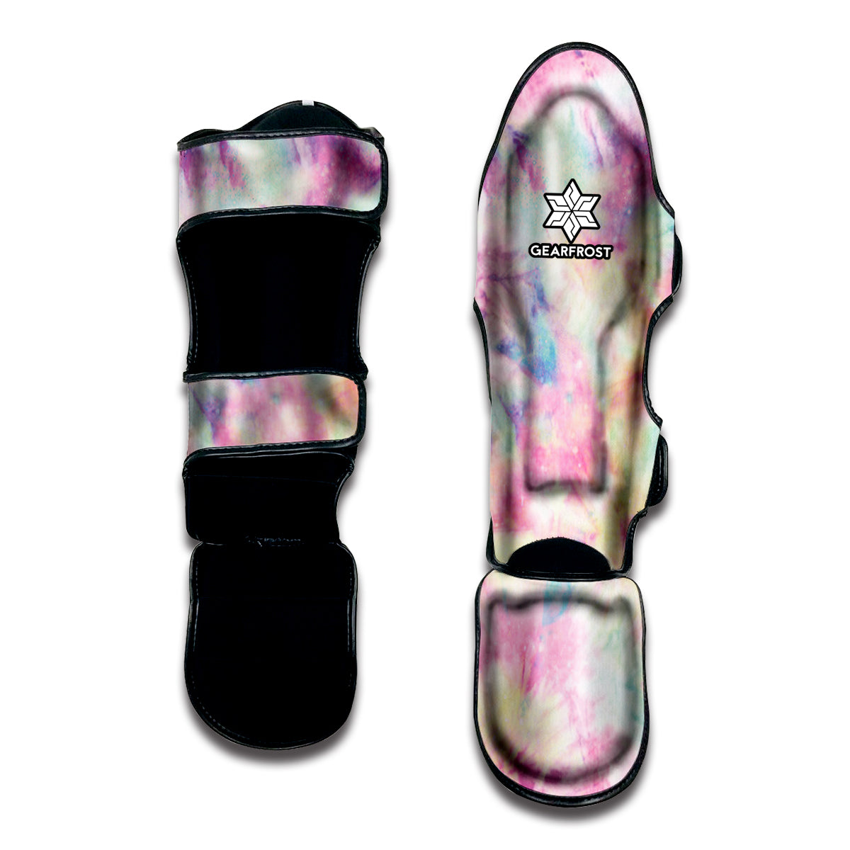 Pastel Tie Dye Print Muay Thai Shin Guard