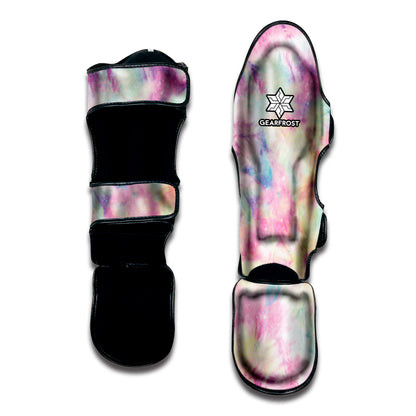 Pastel Tie Dye Print Muay Thai Shin Guard