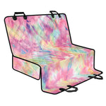 Pastel Tie Dye Print Pet Car Back Seat Cover