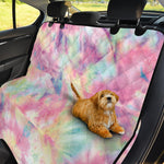Pastel Tie Dye Print Pet Car Back Seat Cover