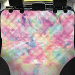 Pastel Tie Dye Print Pet Car Back Seat Cover