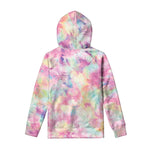 Pastel Tie Dye Print Pullover Hoodie
