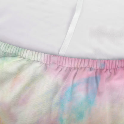 Pastel Tie Dye Print Sofa Cover